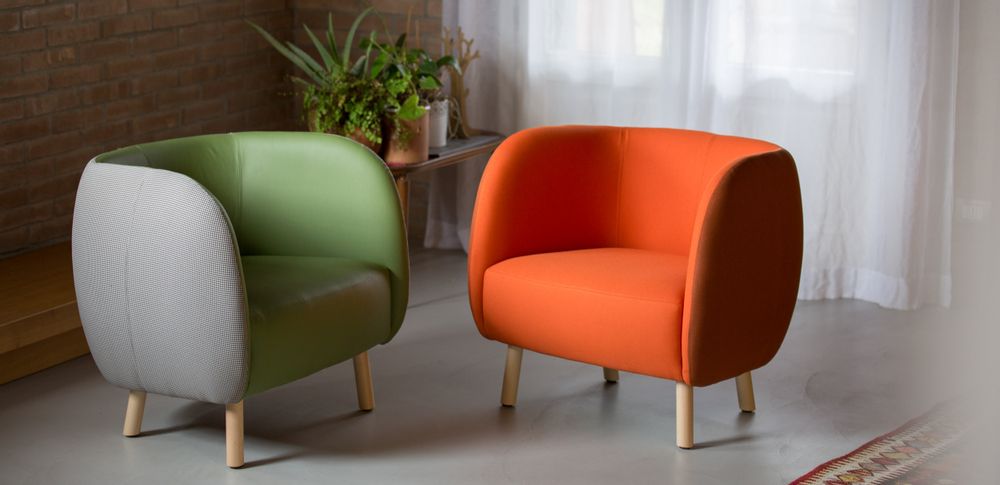 Chairs for hospitalities & contracts - Armchair Mousse P - CHAIRS & MORE