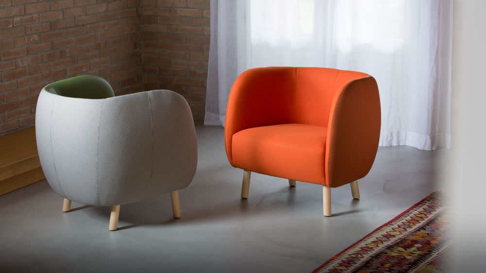 Chairs for hospitalities & contracts - Armchair Mousse P - CHAIRS & MORE
