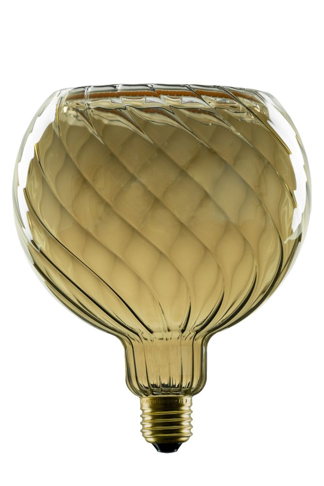 Objets de décoration - LED FLOATING GLOBE 150 TWISTED SMOKEY GREY - SEGULA LED LIGHTING