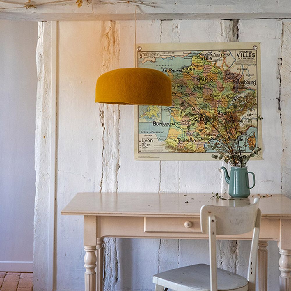 Luminaires pour enfant - ABAT-JOUR YOURTE - Fait-main en feutre - MUSKHANE