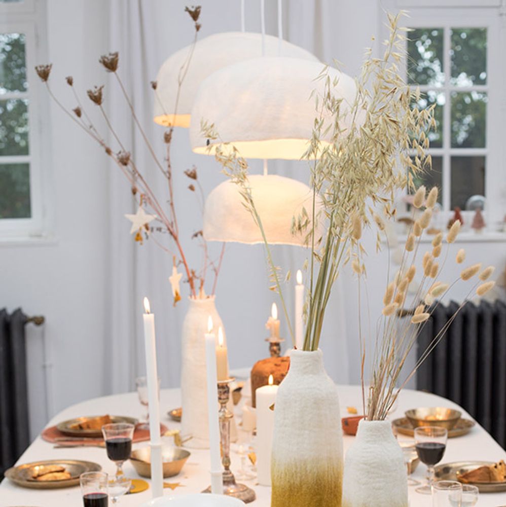 Luminaires pour enfant - ABAT-JOUR YOURTE - Fait-main en feutre - MUSKHANE