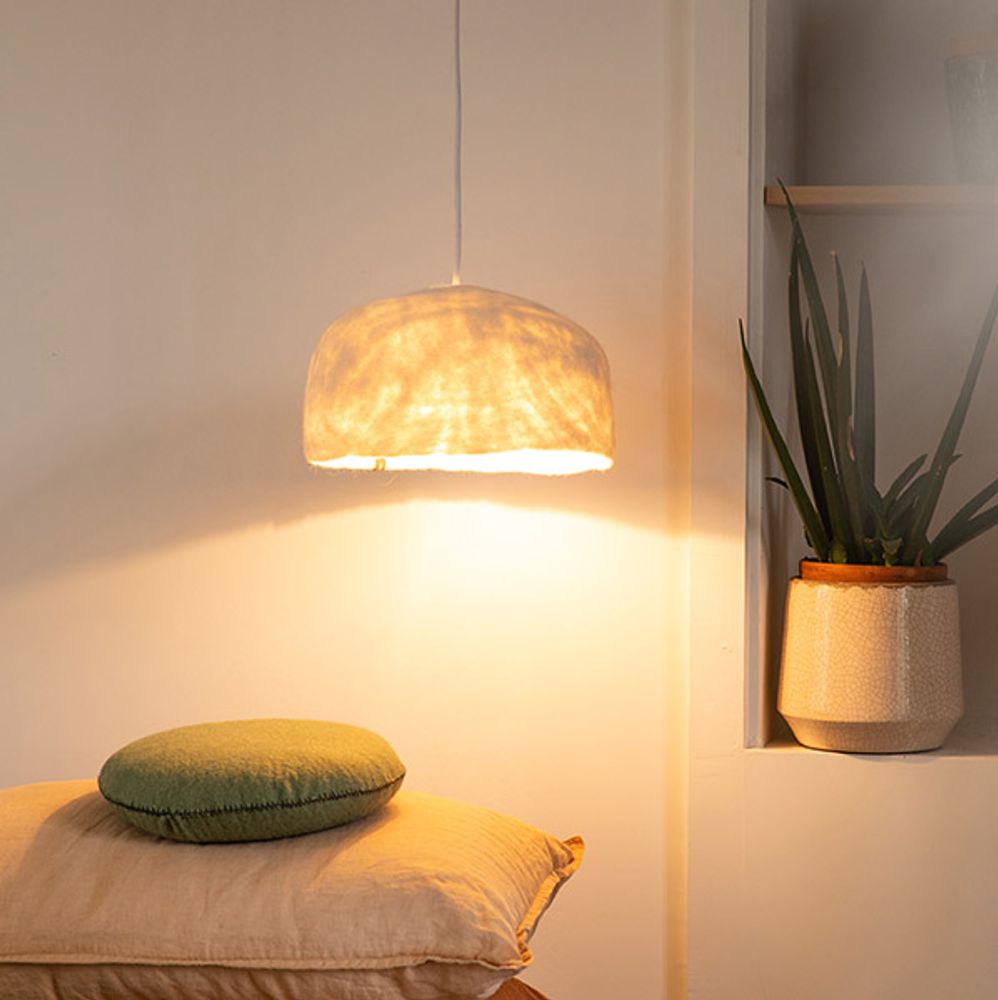 Luminaires pour enfant - ABAT-JOUR YOURTE - Fait-main en feutre - MUSKHANE