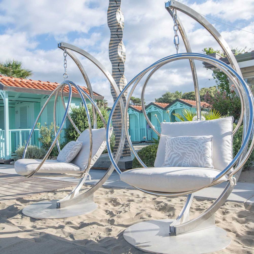 Lawn armchairs - Clara swing chair - GALBIATI FRATELLI SNC