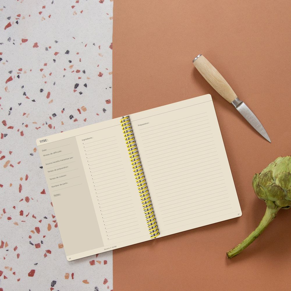Stationery - The Recipe Book - PAPIER TIGRE