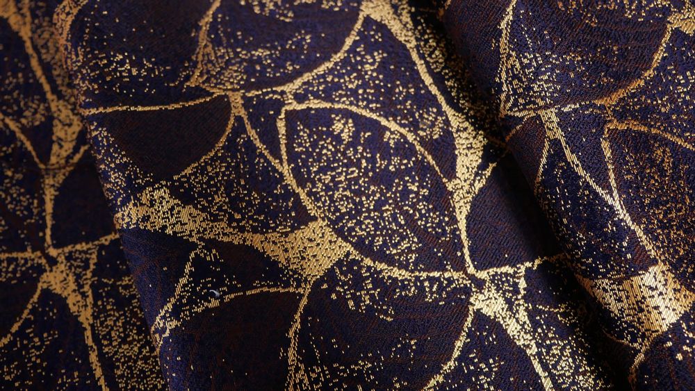 Decorative objects - Kyoto Nishijin Silk Brocade Leaf Vein Large Pattern - NISHIJIN OKAMOTO