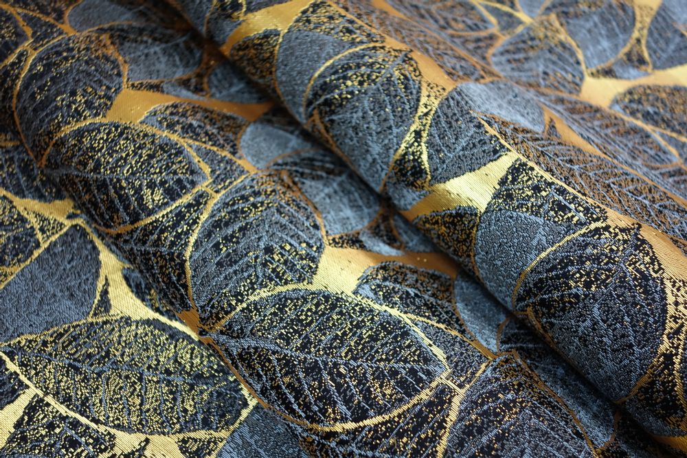 Decorative objects - Kyoto Nishijin Silk Brocade Leaf Vein Large Pattern - NISHIJIN OKAMOTO