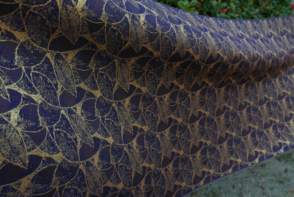 Decorative objects - Kyoto Nishijin Silk Brocade Leaf Vein Large Pattern - NISHIJIN OKAMOTO