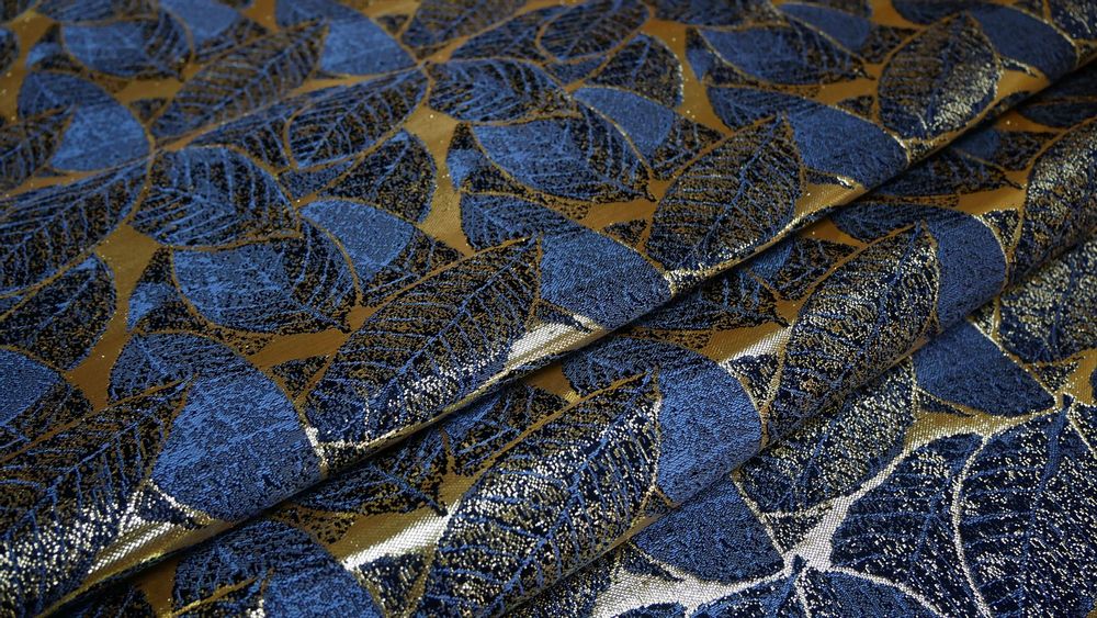 Decorative objects - Kyoto Nishijin Silk Brocade Leaf Vein Large Pattern - NISHIJIN OKAMOTO