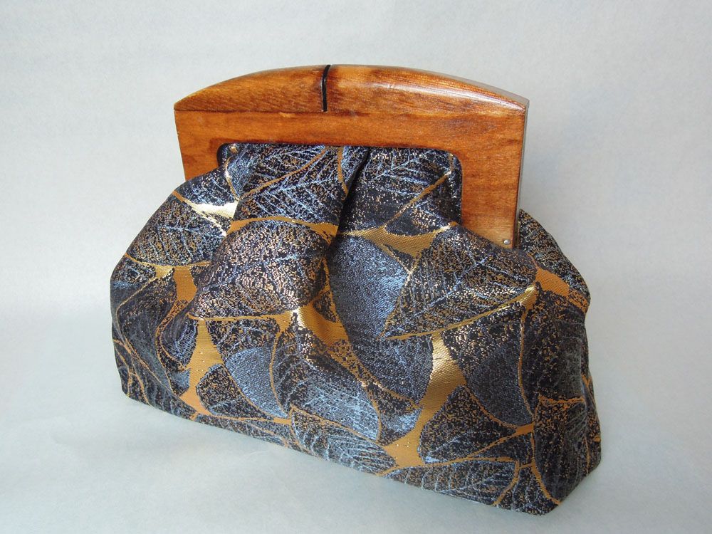 Decorative objects - Kyoto Nishijin Silk Brocade Leaf Vein Large Pattern - NISHIJIN OKAMOTO