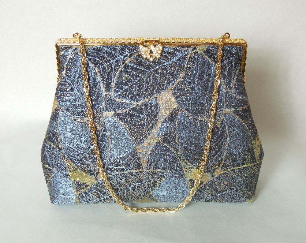 Decorative objects - Kyoto Nishijin Silk Brocade Leaf Vein Large Pattern - NISHIJIN OKAMOTO