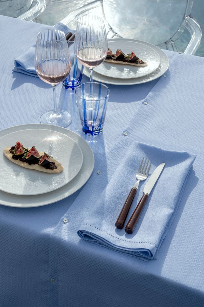 Table linen - Portofino Pluriel Extending Tablecloth - LE JACQUARD FRANCAIS HOSPITALITY