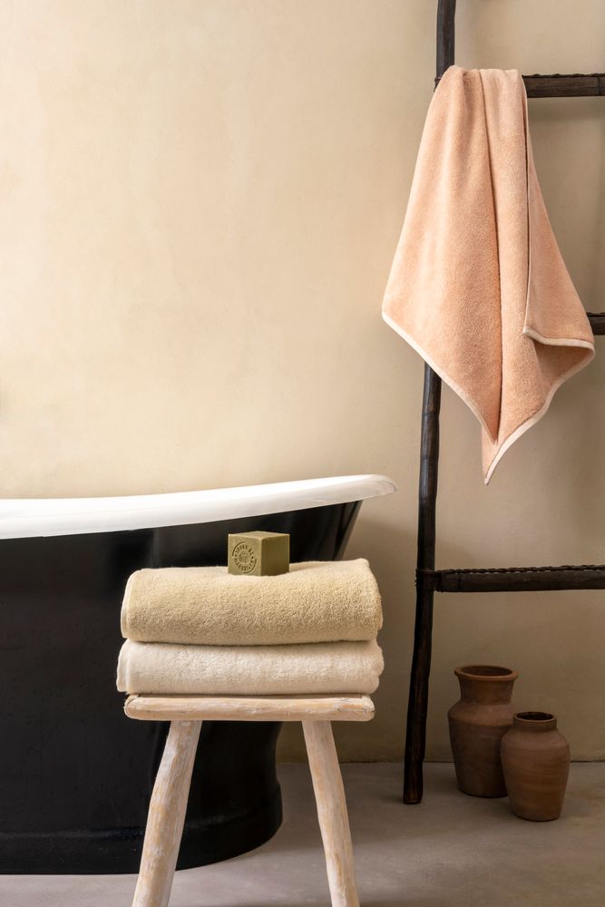 Bath towels - Argile collection - LE JACQUARD FRANCAIS