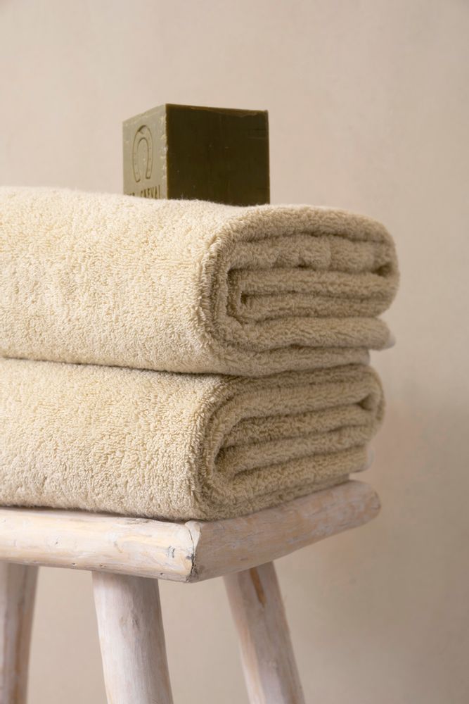 Bath towels - Argile collection - LE JACQUARD FRANCAIS