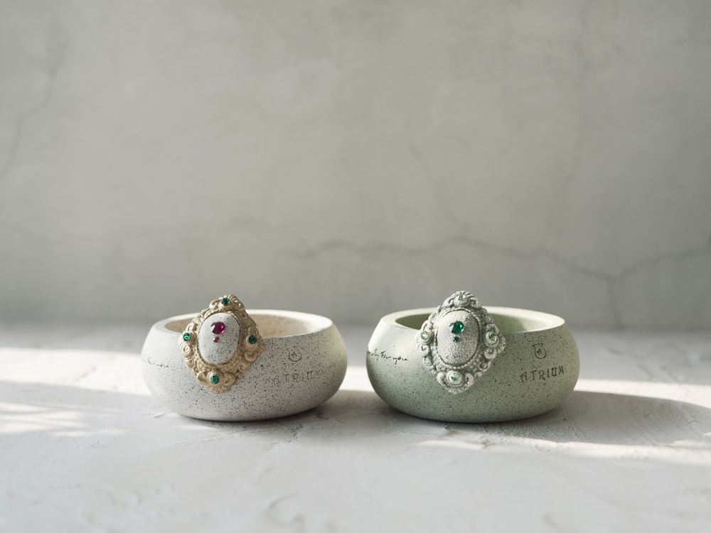 Pottery - Jewelry Pot, Plant pot , Handmade Terracotta - ATRIUM DESIGN STUDIO