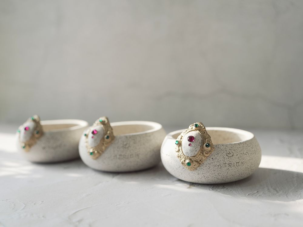 Pottery - Jewelry Pot, Plant pot , Handmade Terracotta - ATRIUM DESIGN STUDIO