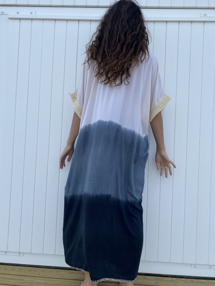 Apparel - Degrade oversized kaftan beach dress - MON ANGE LOUISE