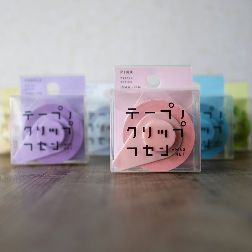 Stationery - Clip Memo Tape + Magnet　(Sticky Notes) - YAMATO