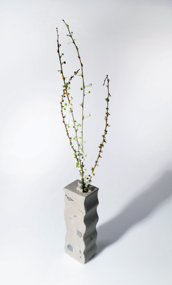 Vases - Vase en W de la série Sea Stone Wave - NEWTAB-22
