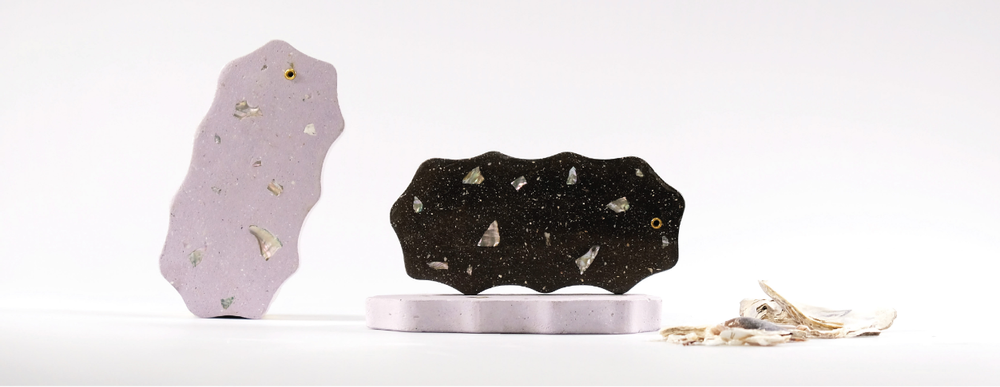 Plateaux - Mini plateau et porte-encens Sea Stone Design Product - NEWTAB-22