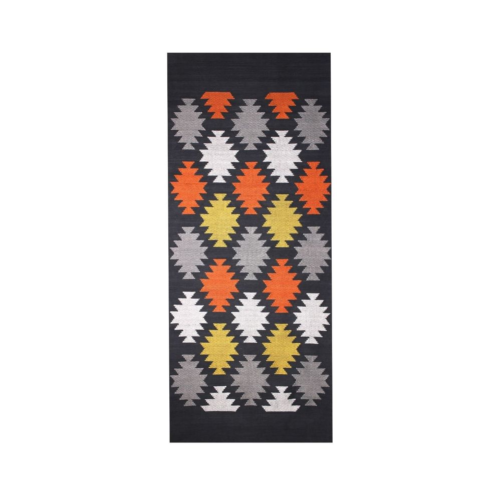 Rugs - Tree Design Handwoven Interlocking Tapestry Cotton Rug - OCK POP TOK