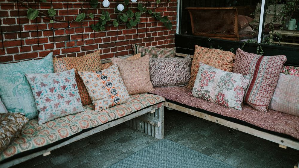 Coussins textile - Matelas Sari pour banquette-lit et salon - QUOTE COPENHAGEN APS
