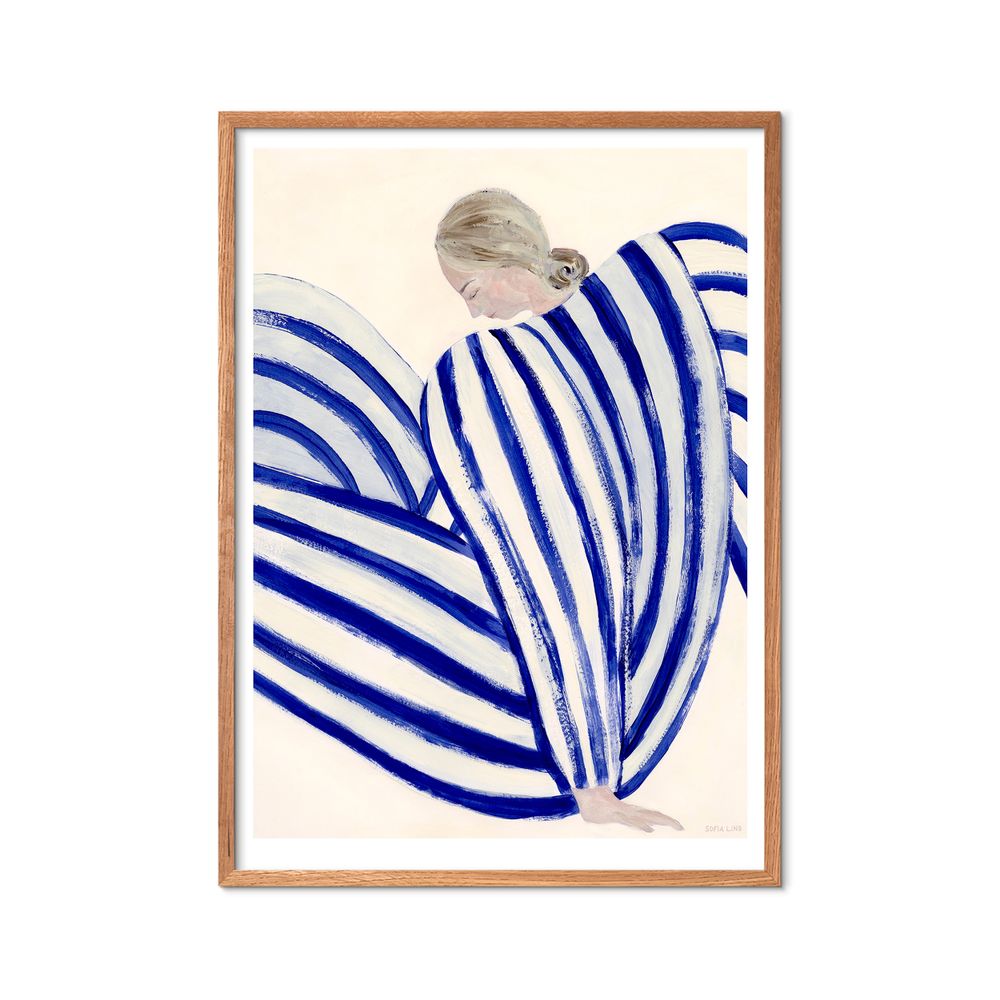 Affiches - Affiche - Rayures bleues au Concorde - NOVICTUS/ POSTER & FRAME
