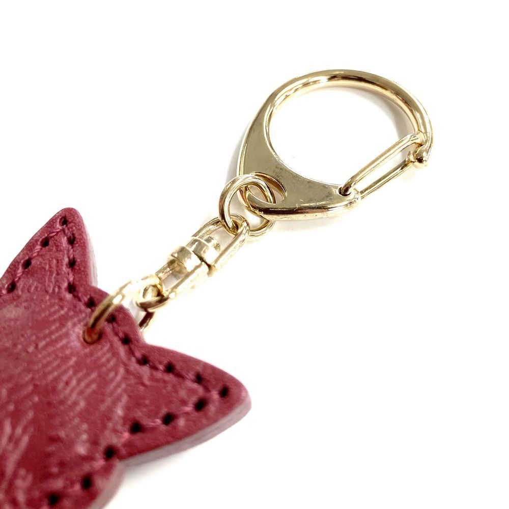 Leather goods - Pastel leather cat key - WACHIFIELD