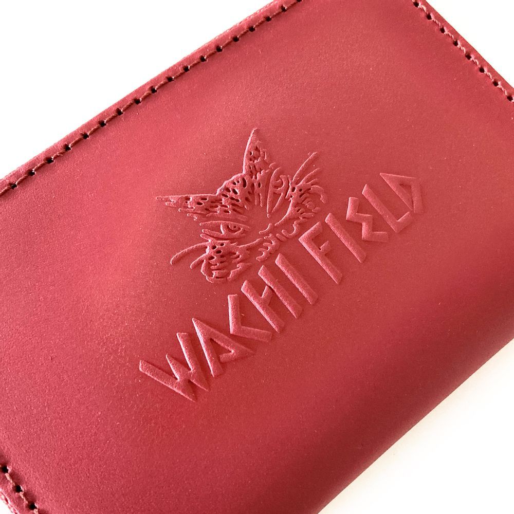 Leather goods - Pastel leather card purse - WACHIFIELD