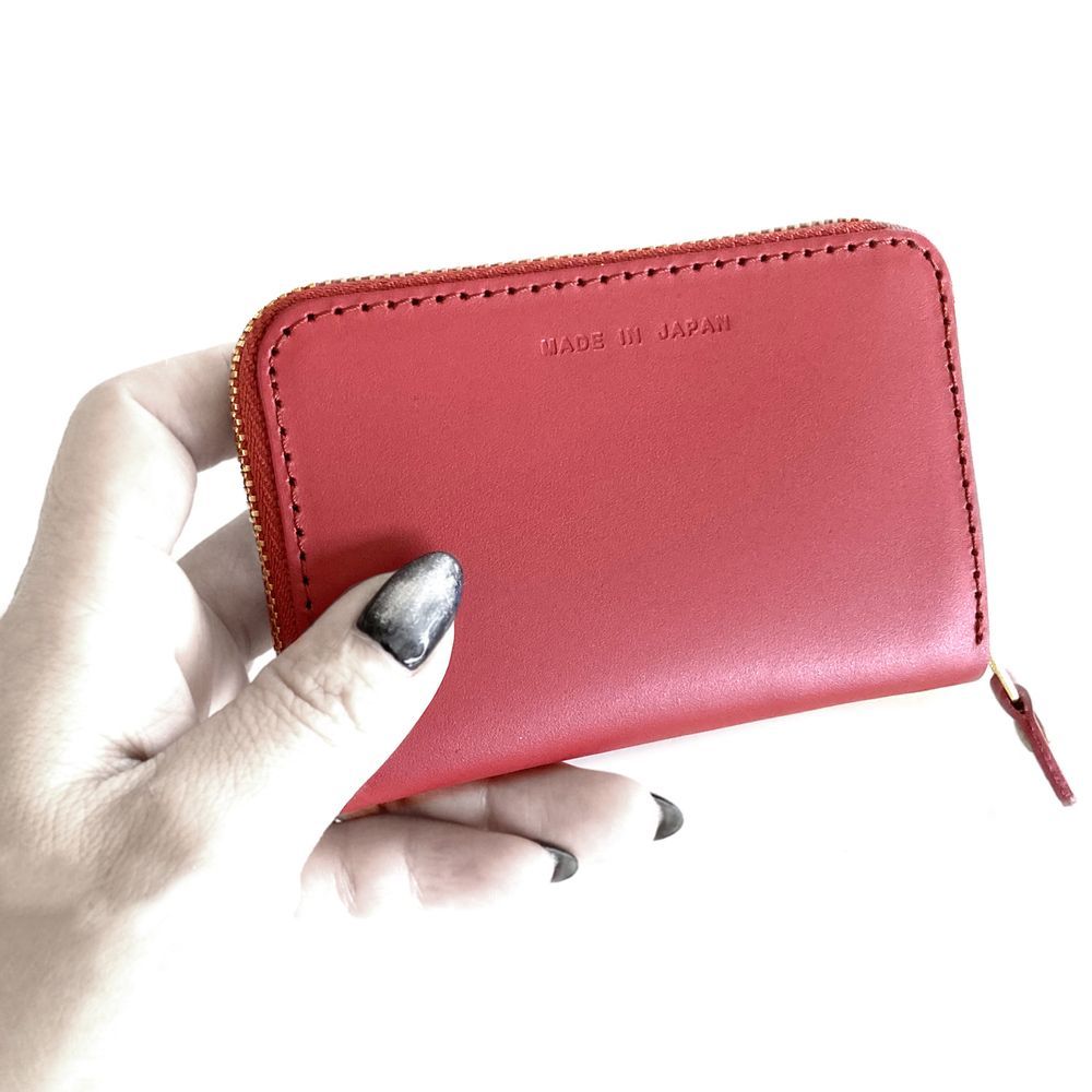 Leather goods - Pastel leather card purse - WACHIFIELD