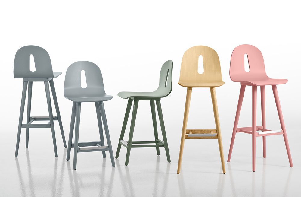 Stools for hospitalities & contracts - Counter stool Gotham Woody SG-65 - CHAIRS & MORE