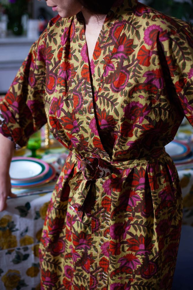 Homewear textile - KIMONO - LUCAS DU TERTRE