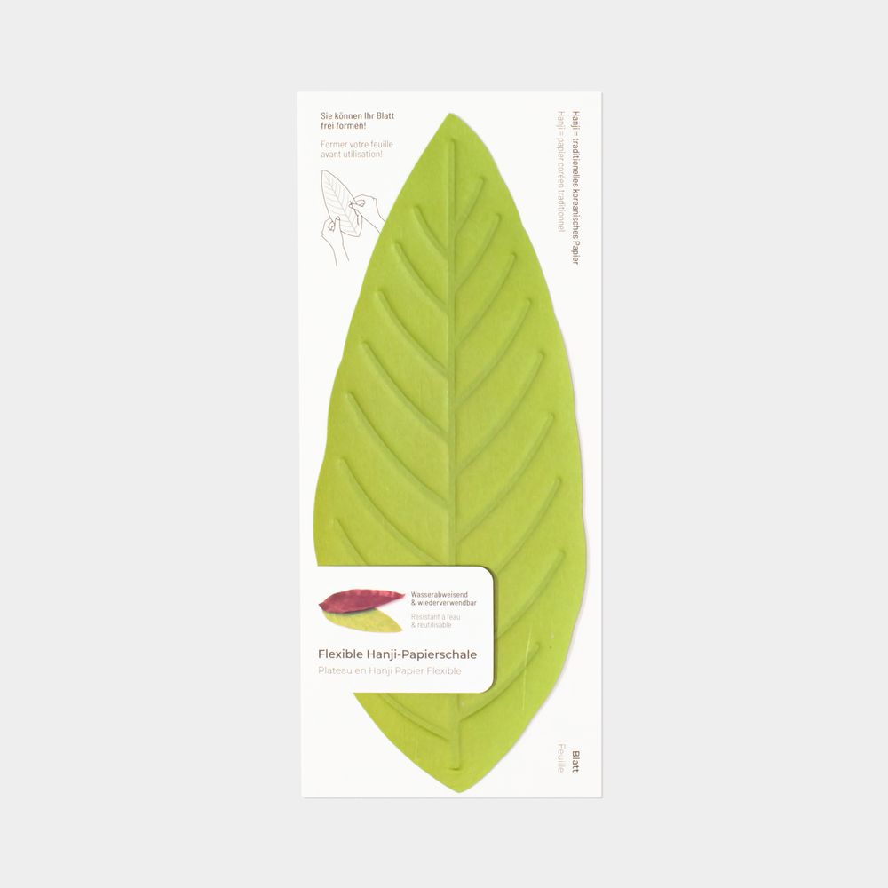 Gifts - Flexible Hanji Paper Tray - Leaf - KHJ STUDIO