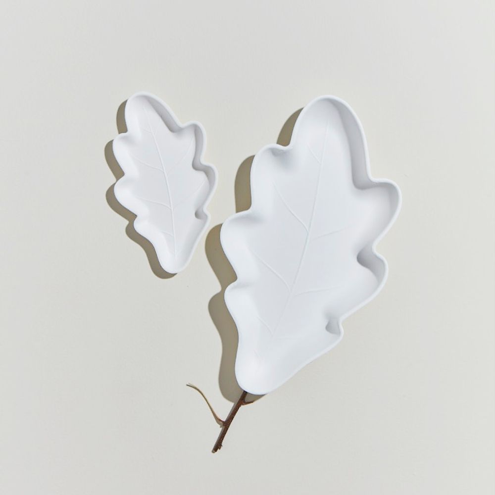 Plats et saladiers - Assiette en carton biodégradable - Oak Leaf - KHJ STUDIO