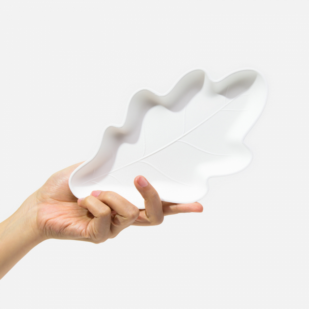 Plats et saladiers - Assiette en carton biodégradable - Oak Leaf - KHJ STUDIO