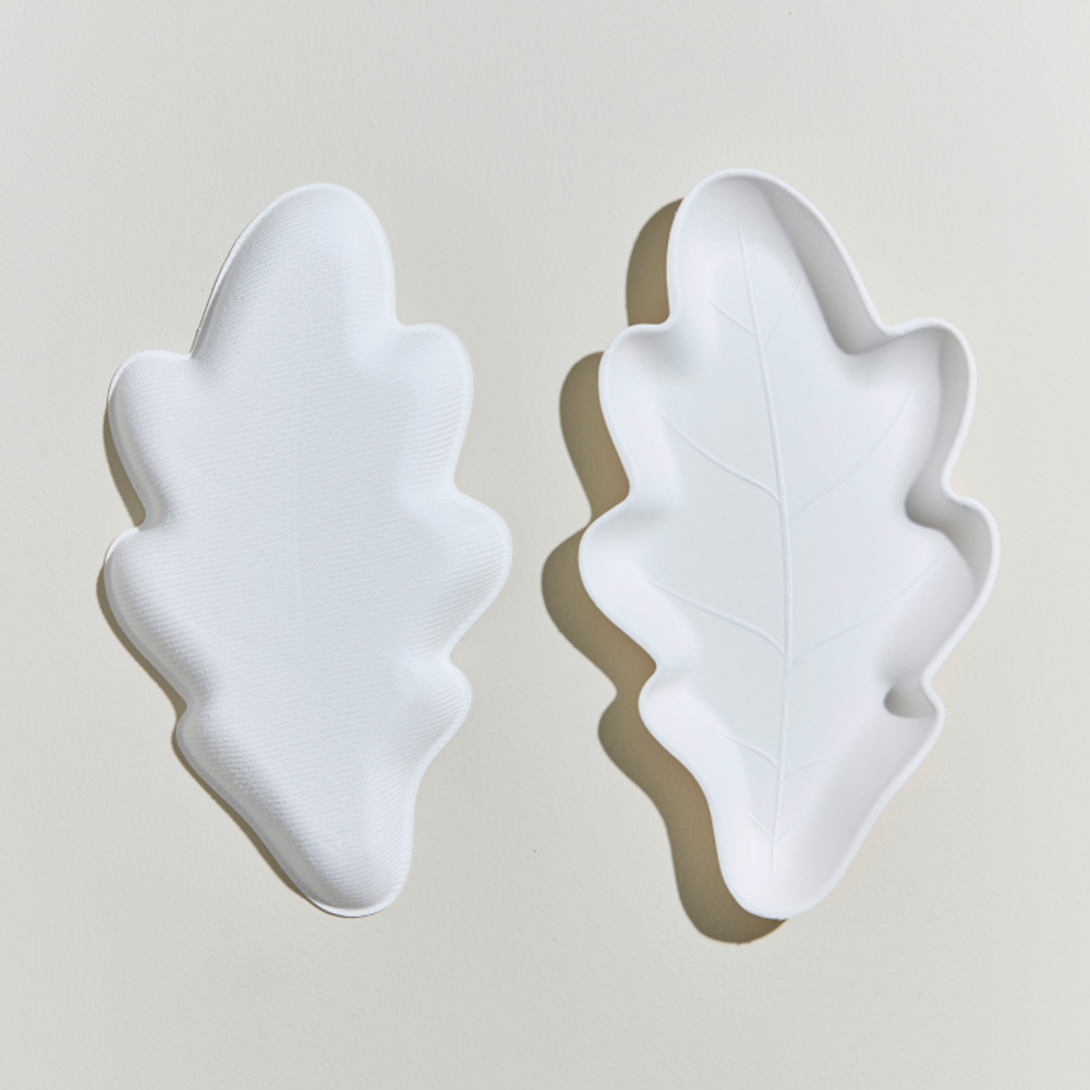 Plats et saladiers - Assiette en carton biodégradable - Oak Leaf - KHJ STUDIO