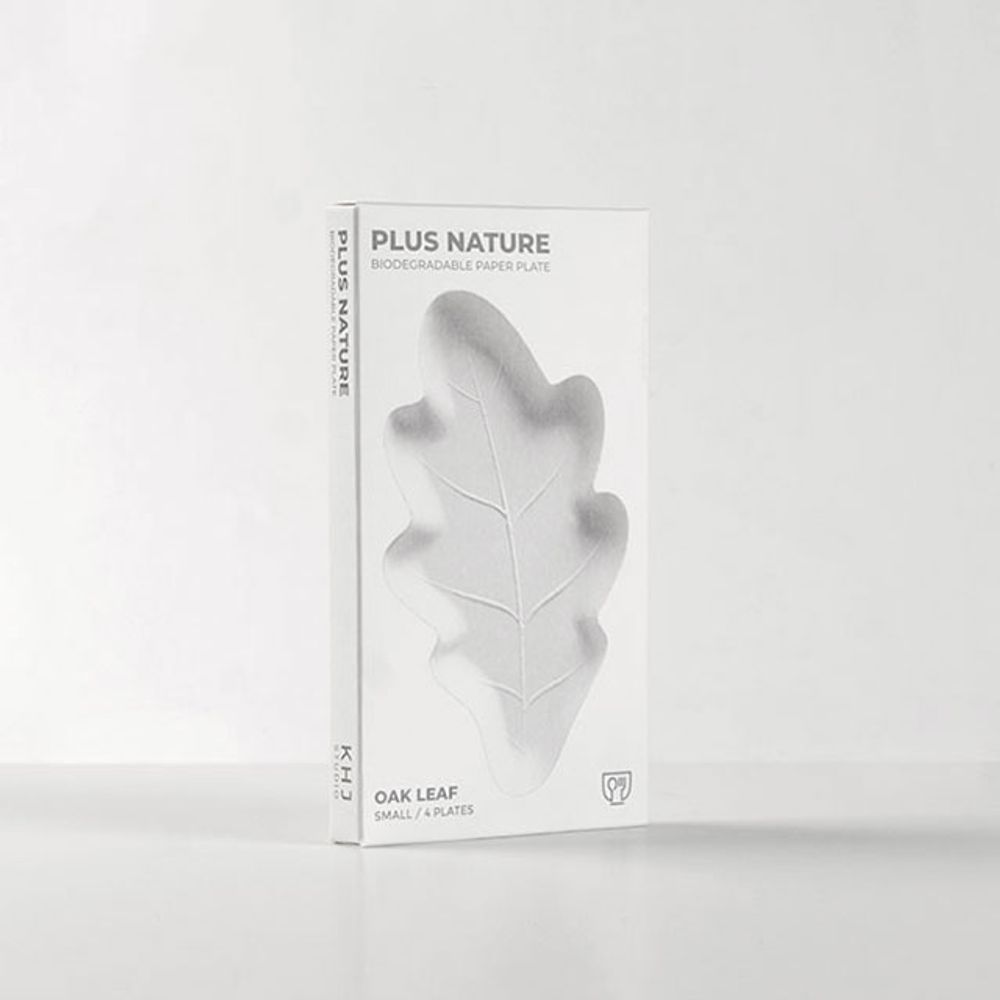 Plats et saladiers - Assiette en carton biodégradable - Oak Leaf - KHJ STUDIO