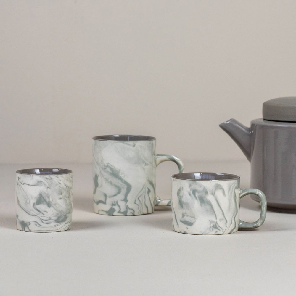 Tasses et mugs - Tasse CYL en grès marbré - KINTA