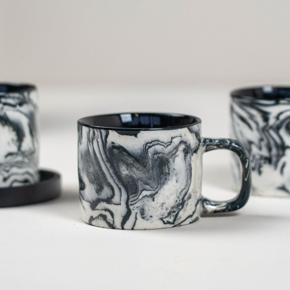 Tasses et mugs - Tasse CYL en grès marbré - KINTA