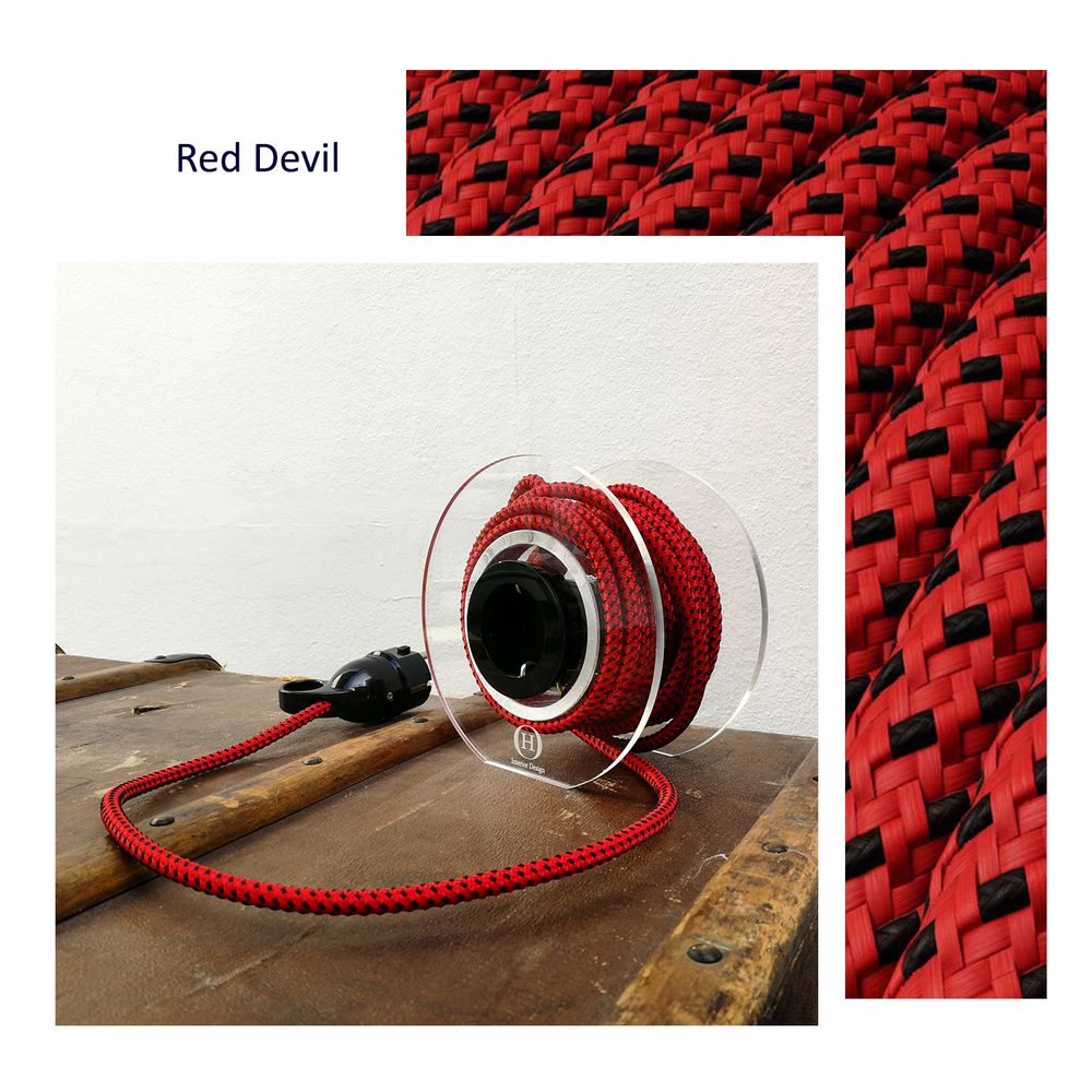 Design objects - Extension Cord for 2 Plugs - Red Devil - OH INTERIOR DESIGN