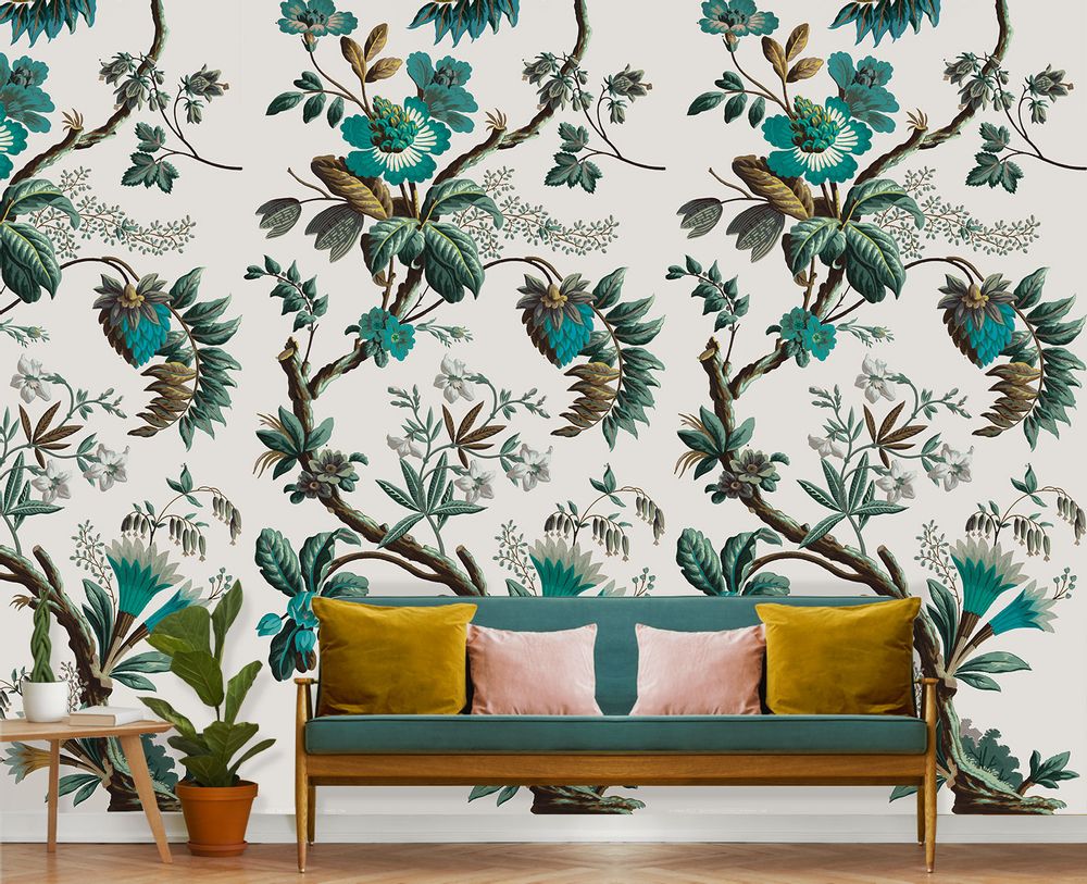 Other wall decoration - FLEURS DE FANTAISIE decorative wallpaper - LE GRAND SIÈCLE