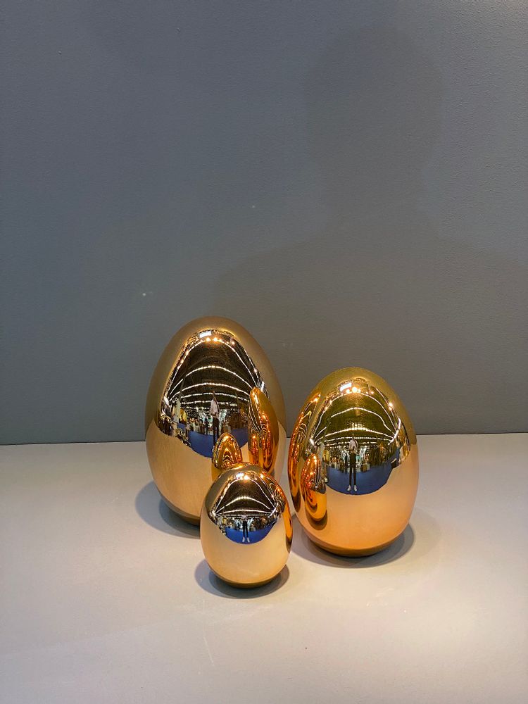 Decorative objects - EGGS - FUORILUOGO CHROME DESIGN