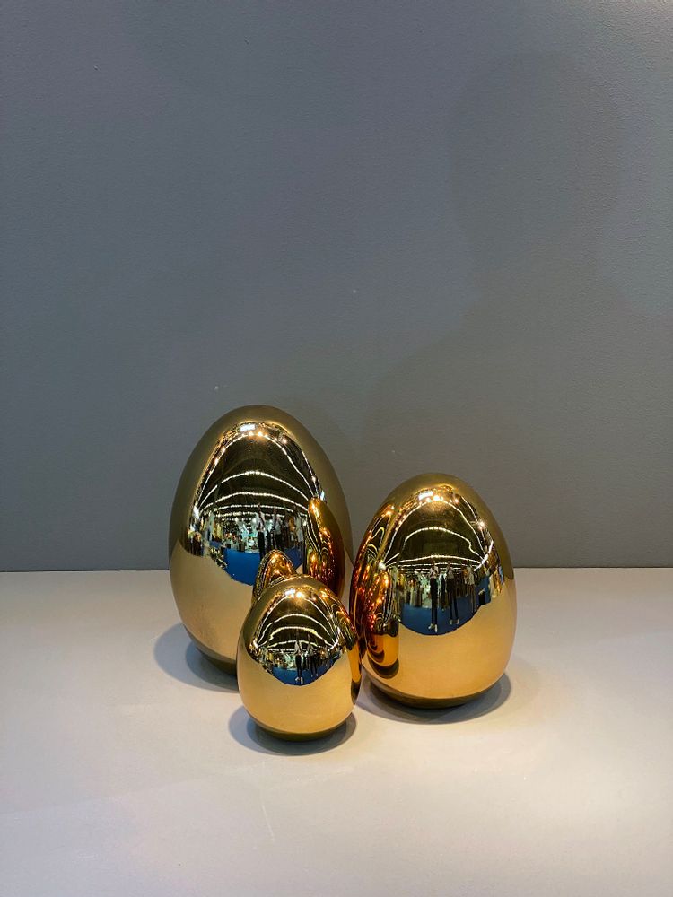 Decorative objects - EGGS - FUORILUOGO CHROME DESIGN