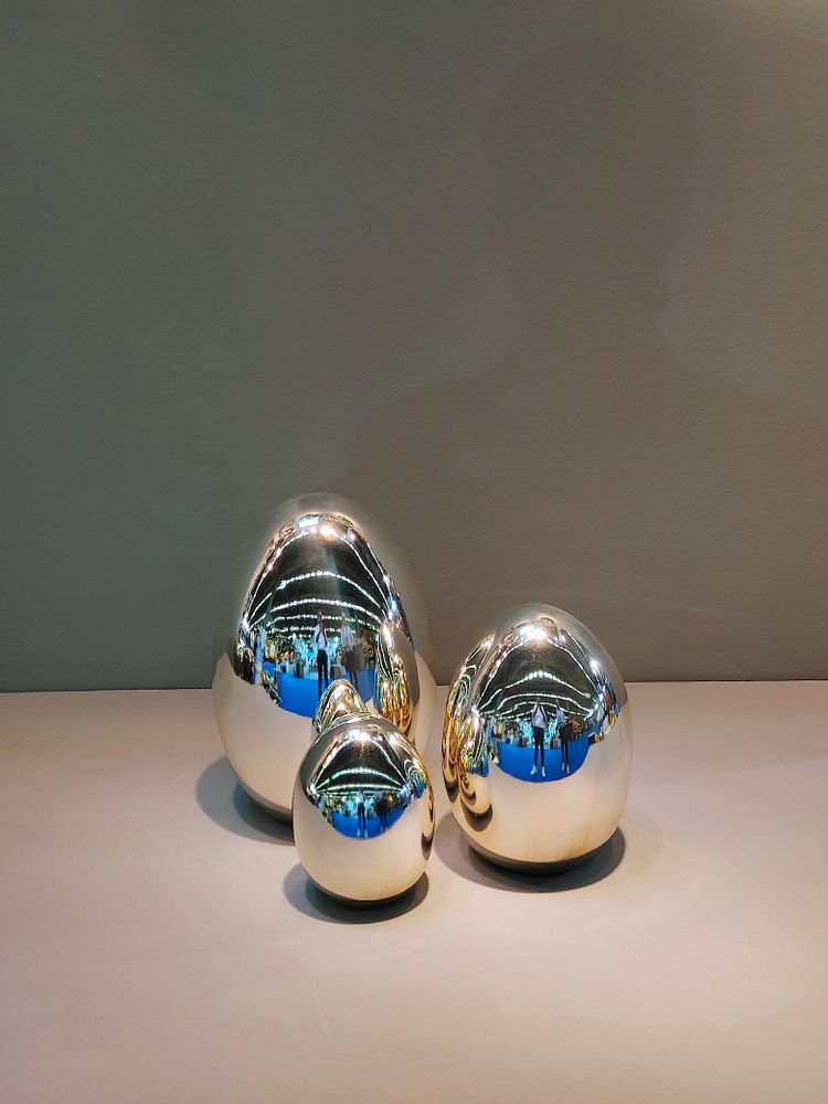 Decorative objects - EGGS - FUORILUOGO CHROME DESIGN