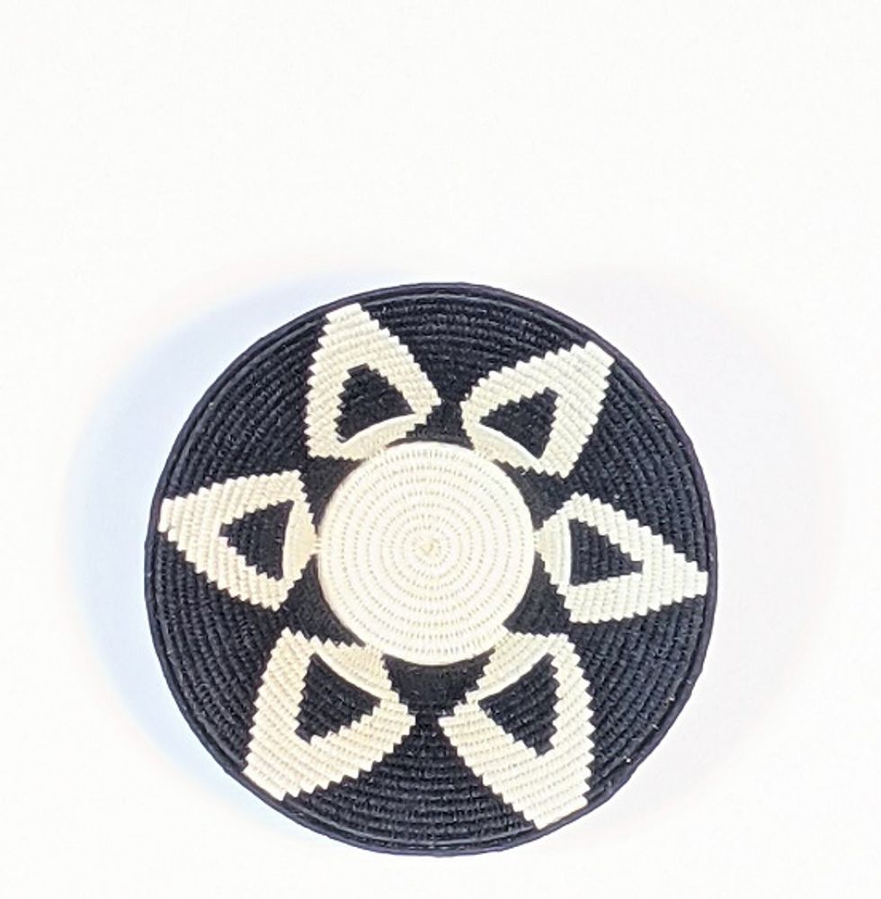 Other wall decoration - Alicia white and ivory basket - MALKIA HOME