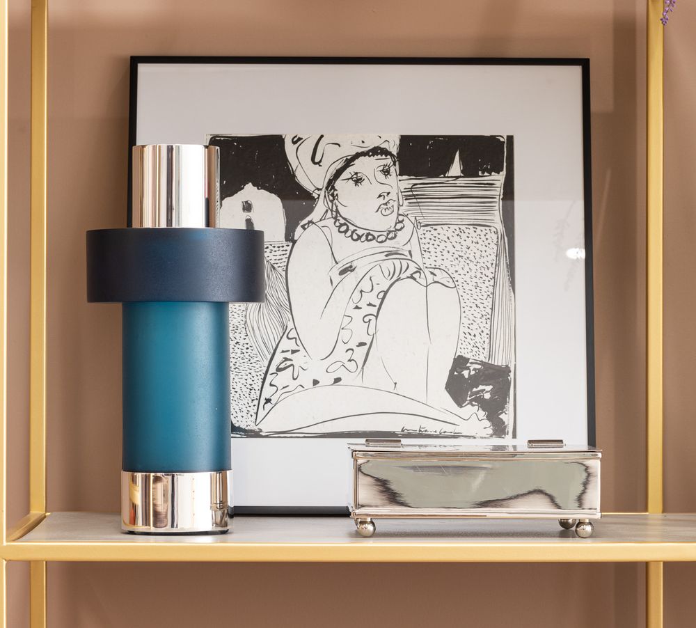 Vases - Ravie Deep Ocean Blue Vase - ST. JAMES