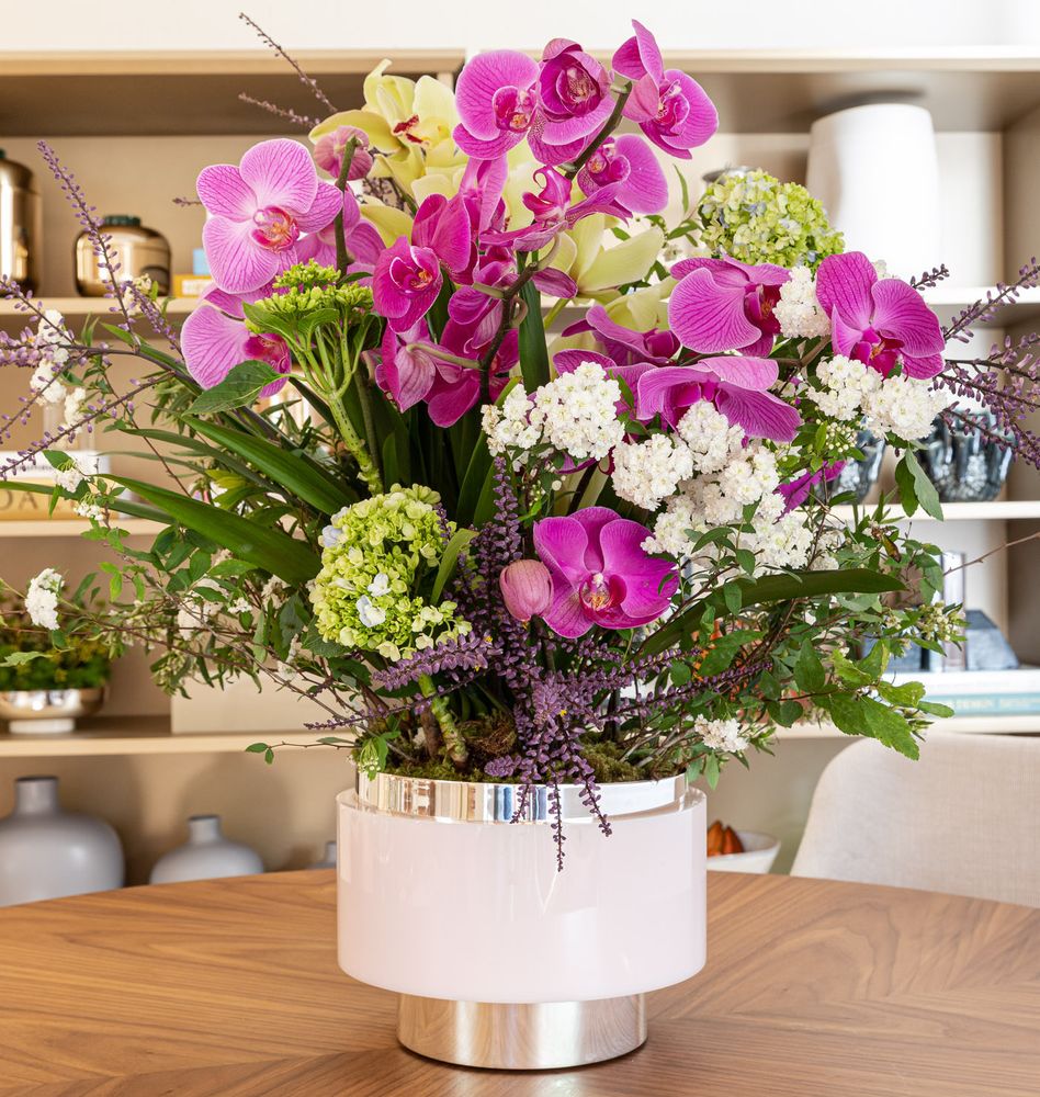 Vases - Ravie Centerpiece Romantic Pink - ST. JAMES