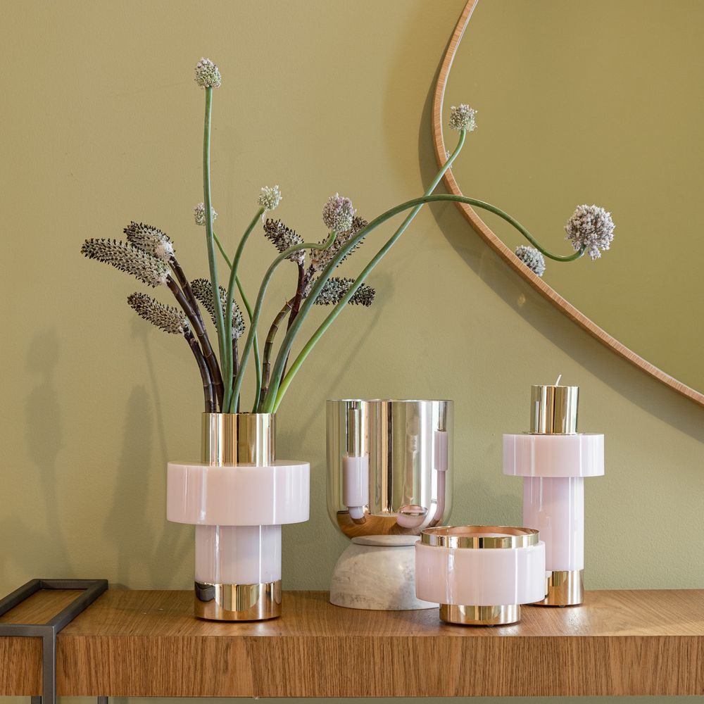Vases - Ravie Centerpiece Romantic Pink - ST. JAMES