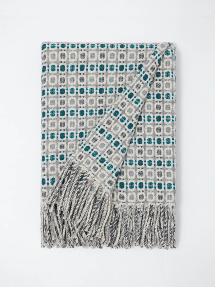 Gifts - VINTAGE 1968 Wool Blanket - BUREL FACTORY