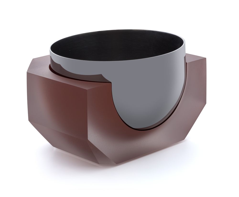 Design objects - Smooth low vase - ST. JAMES