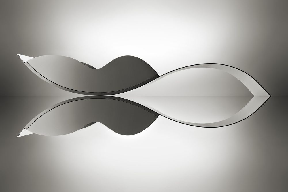 Objets design - Centre de table deux vagues - ST. JAMES